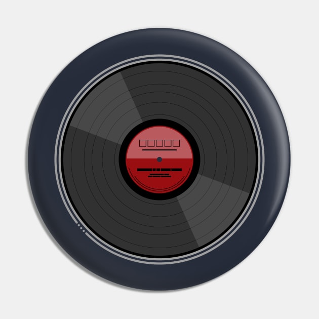 Vinyl Record LP Pin by Phil Tessier