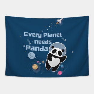 Every planet needs a panda astronaut panda Tapestry