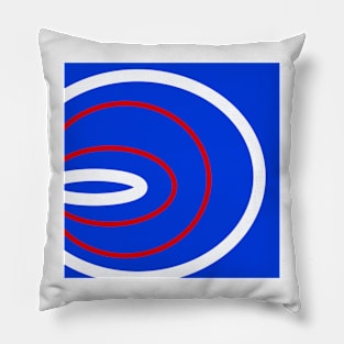 Red, white, blue Pillow