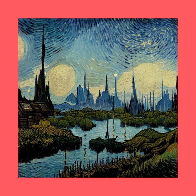 Starry Night in Kashyyyk by Grassroots Green