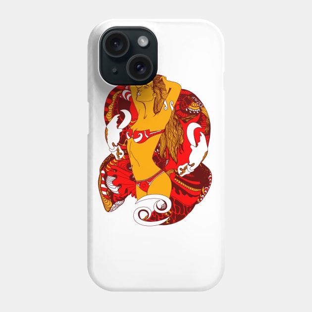 Orad Cancer Beauty Phone Case by kenallouis