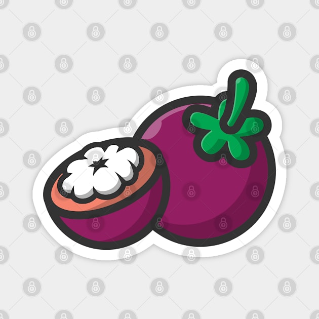 mangosteen Magnet by fflat hds