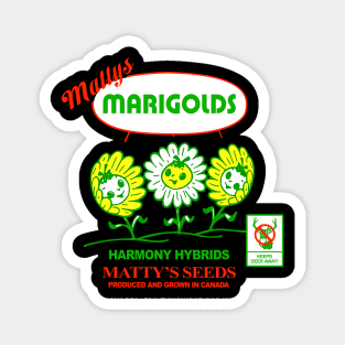 Matty Chef Canada Matheson Marigolds Magnet