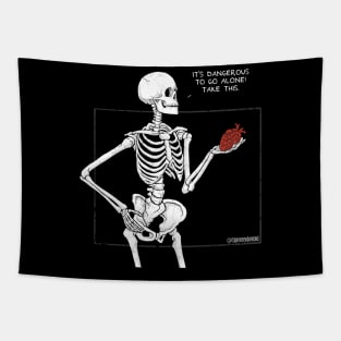 Skeleton Love Tapestry
