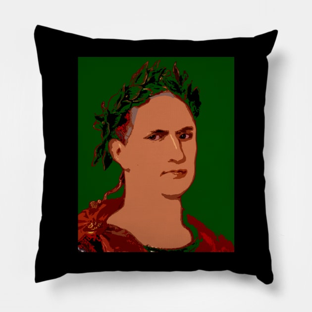 julius caesar Pillow by oryan80