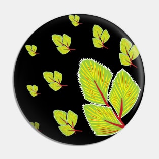 leaf pattern 2 Pin