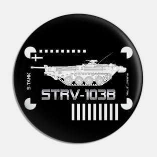 Main Battle Tank Strv-103B Pin