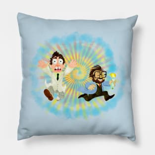 Davey and Richey do Science Pillow