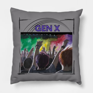 Gen X Concert Grunge Punk Pit Pillow