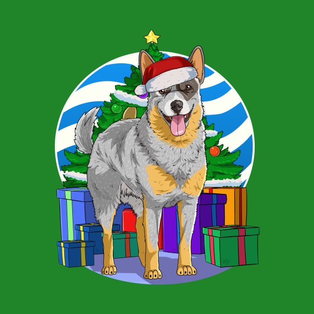 Australian Cattle Dog Christmas Tree Decoration by Noseking