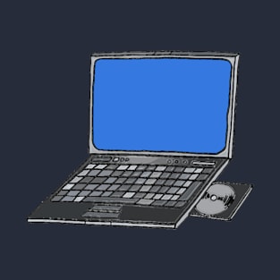 laptop computer graphoc T-Shirt