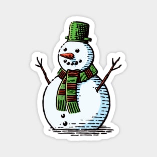 Snowman Magnet