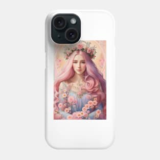 Fantasy forest witch queen Phone Case