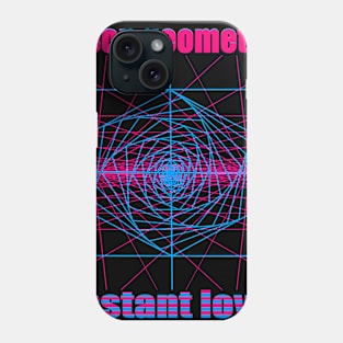 neon geometry Phone Case