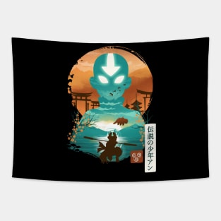 Ukiyo E Airbender Tapestry