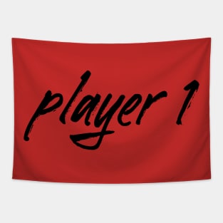 Player 1 Gamer Design Tapestry