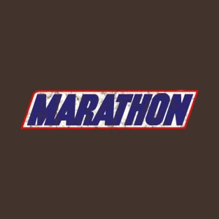 Marathon Vintage Chocolate Bar Logo T-Shirt