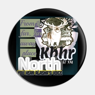 Kbhr the voice of Alaska Pin