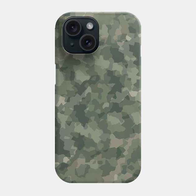 Army Green Camo camouflage Pattern Phone Case by cottoncanvas