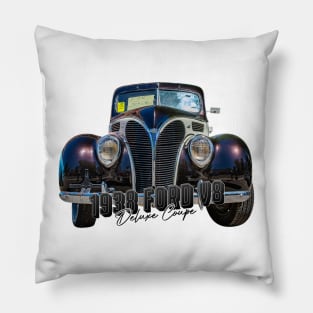 1938 Ford V8 Deluxe Coupe Pillow