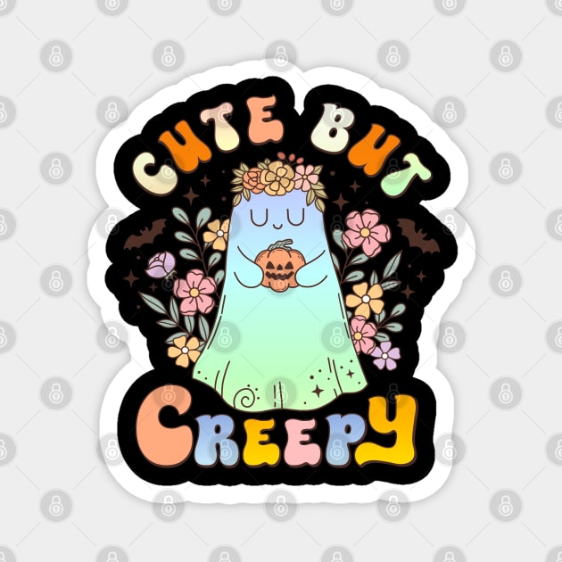 Cute but Creepy Magnet by InkBlissful