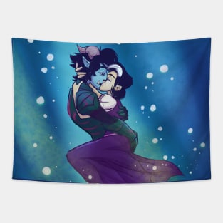 Trollhunters/Shape of Water (Jlaire) Tapestry