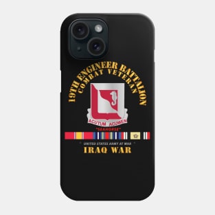 19th Engineer Battalion - Iraq War w SVC Phone Case