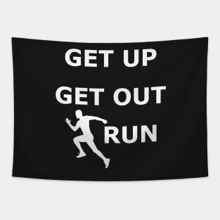 Get up get out run Tapestry