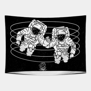 Astronaut life on the moon Tapestry