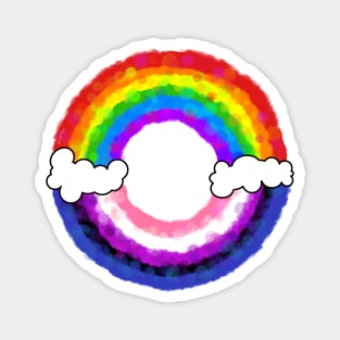 Rainbow genderfluid Magnet