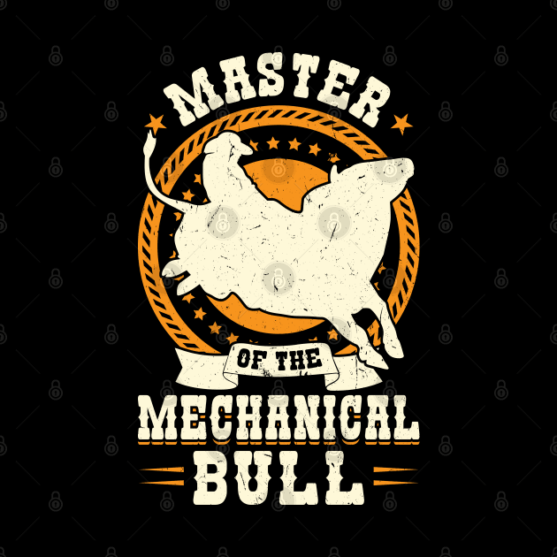 Master Of The Mechanical Bull - Bull Rider by Peco-Designs