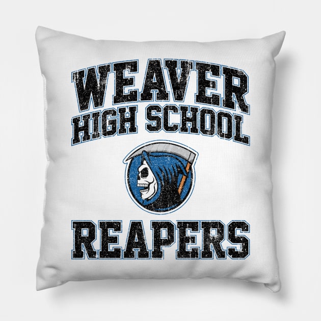 Weaver High School Reapers (Scream) Variant Pillow by huckblade