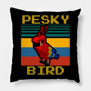 Pesky Bird Pillow