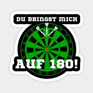 Dart Player - Du bringst mich auf 180 - Darts Magnet