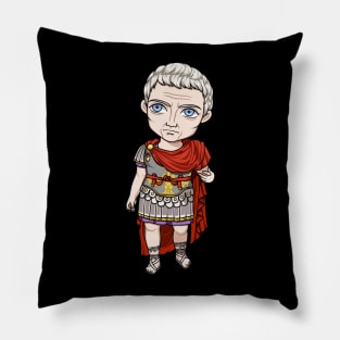 Imperator Caesar: A Majestic Design Honoring the Legacy of Rome's Greatest Emperor Pillow