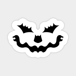 halloween scary evil pumpkin funny pumpkin head Magnet