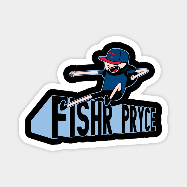 Fishr Pryce Finn Flying Kick Magnet by FishrP