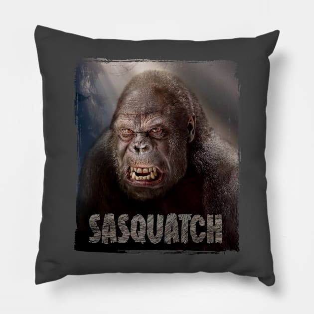 Sasquatch Pillow by Viergacht