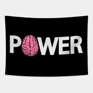 Power typography design Tapestry