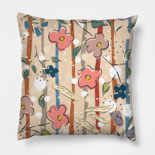 Floral Pattern Pillow