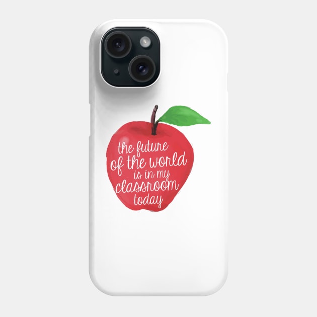 The Future of the World Apple Phone Case by annmariestowe