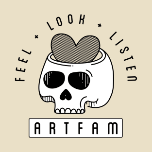 ARTFAM 2019 skull T-Shirt