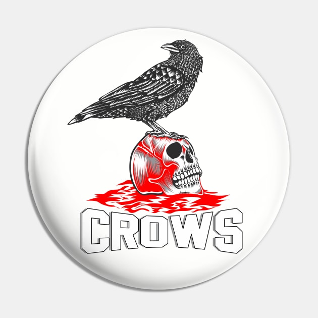 Crows Pin by Purwoceng