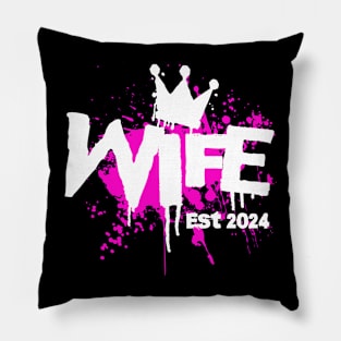 Wife est 2024 Pillow