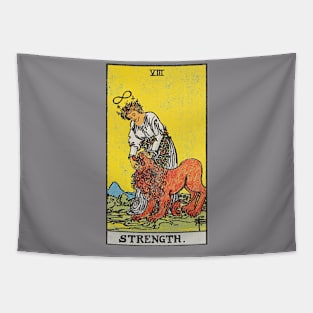 Strength (distressed) Tapestry