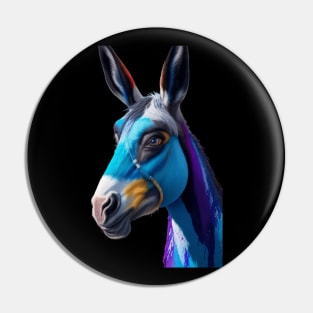 Colorful Burro Pin