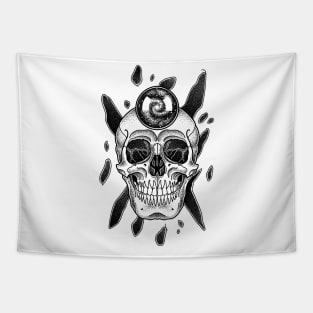 Skull abstract Tapestry