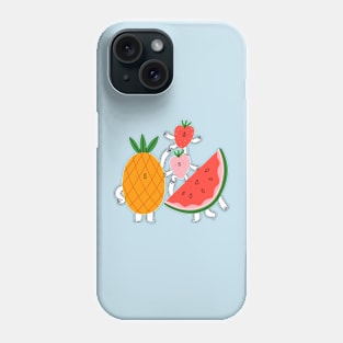 Cute fruit characters Phone Case