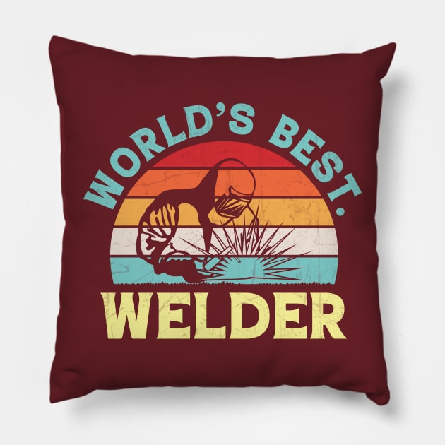 welding Pillow by Lifestyle T-shirts