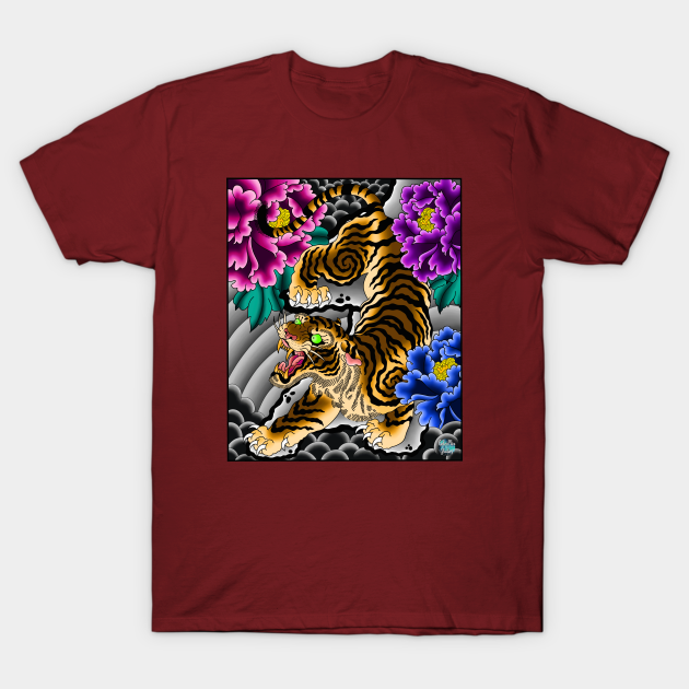 Tiger Inside - Tattoo - T-Shirt | TeePublic Tiger Inside - Tattoo - T-Shirt | TeePublic